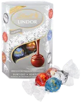 Lindt Bonboniéra Lindor Limitovaná edice čokoládových pralinek stříbrný mix