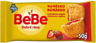 Opavia cereální bochánek BeBe Dobré Ráno Naměkko jahodová náplň