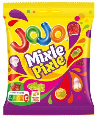 Jojo Mixle Pixle želé bonbóny s ovocnými příchutěmi