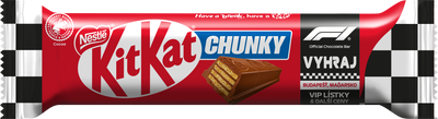 Nestlé Kitkat Chunky mléčná čokoládová tyčinka s oplatkou v mléčné čokoládě
