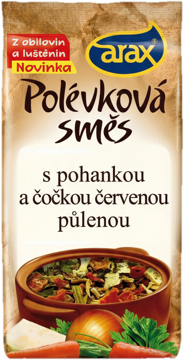 Arax Polévková směs Čočka červená loupaná a pohanka