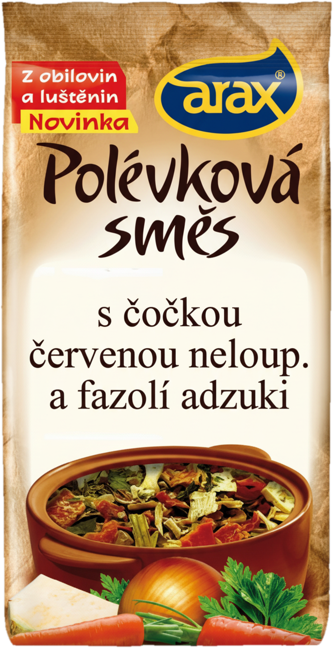 Arax Polévková směs Čočka červená neloupaná a adzuki