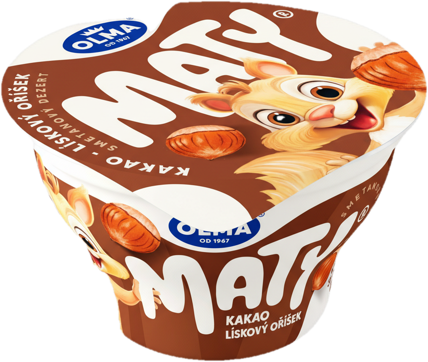 Olma Olmíci Maty smetanový s oříšky
