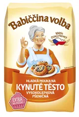 Babiččina Volba Kynuté těsto hladká pšeničná mouka