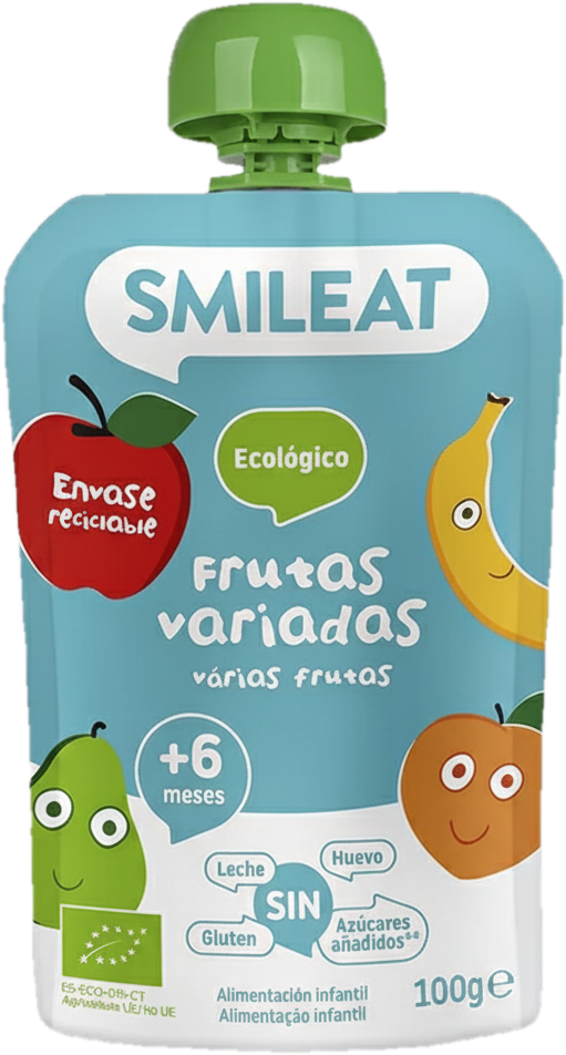 Smileat BIO Kapsička broskev, banán, jablko, hruška