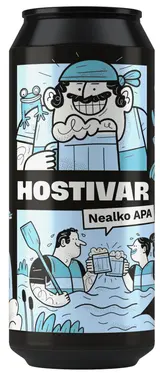 Hostivar Nealko APA nealkoholické pivo plech