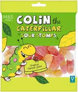 Marks & Spencer Colin the Caterpillar – žvýkací bonbóny s ovocnými příchutěmi