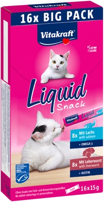 Vitakraft Cat Liquid Snack játrovka+losos