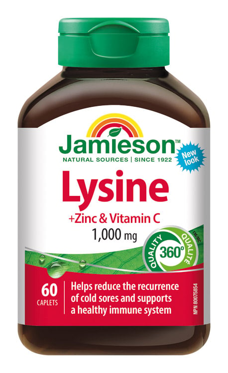 JAMIESON Lysin 1000mg se zinkem a vit.C tbl.60
