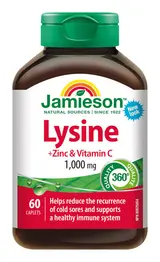 JAMIESON Lysin 1000mg se zinkem a vit.C tbl.60