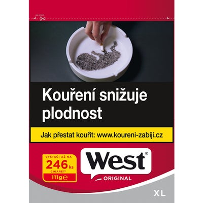 West Red 98 g, dóza - cigaretový tabák