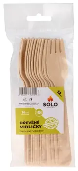 SOLO Vidličky  dřevěné 16 cm