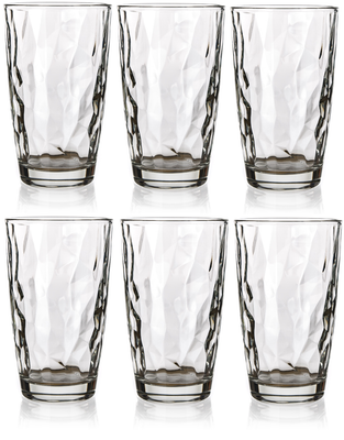 Bormioli Sada sklenic DIAMOND čirá 470ml