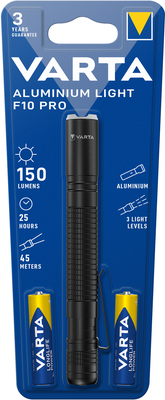 Varta Svítilna Aluminium Light F10 Pro + 2 AAA baterie