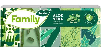 Tento Family Aloe Vera kapesníky 3 vrstvé
