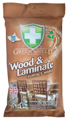 Green Shield Vlhčené ubrousky na dřevo a lamináty