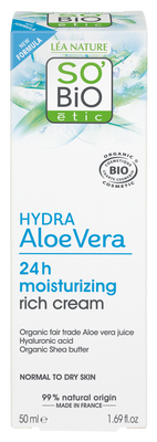 SO’BiO étic Krém bohatě hydratující denní s Aloe vera BIO