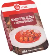 Váš Výběr Masové knedlíčky s rajskou omáčkou mražené 600g