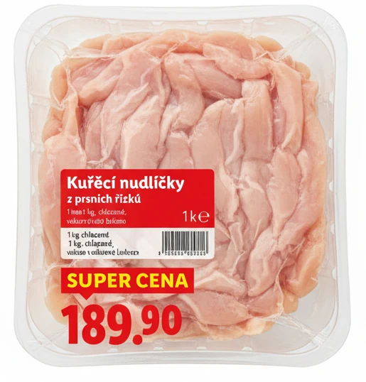 Kuřecí nudličky z prsních řízků