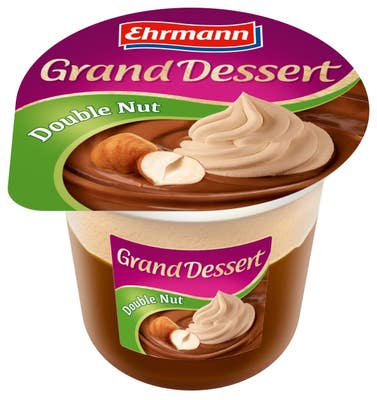 Ehrmann Grand Dessert Double Nut Dessert oříškový s oříškovou šlehačkou
