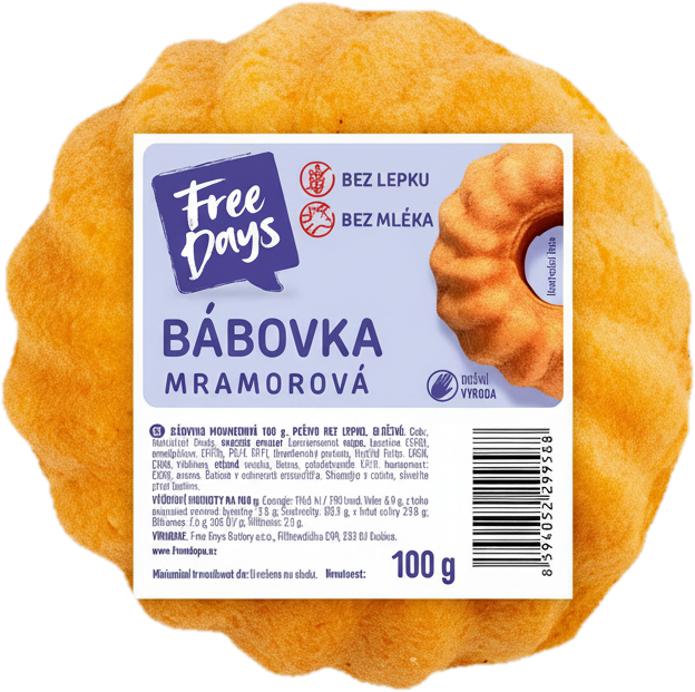 Free Days Bábovka mramorová