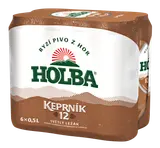 Holba Keprník 12 světlý ležák plech (6×0,5 l)