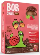 Bob Snail Ovocná pochoutka v čokoládě jablko-jahoda