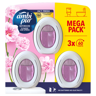 Ambi Pur Osvěžovač Merlion Flowers Spring (3x 8 ml)