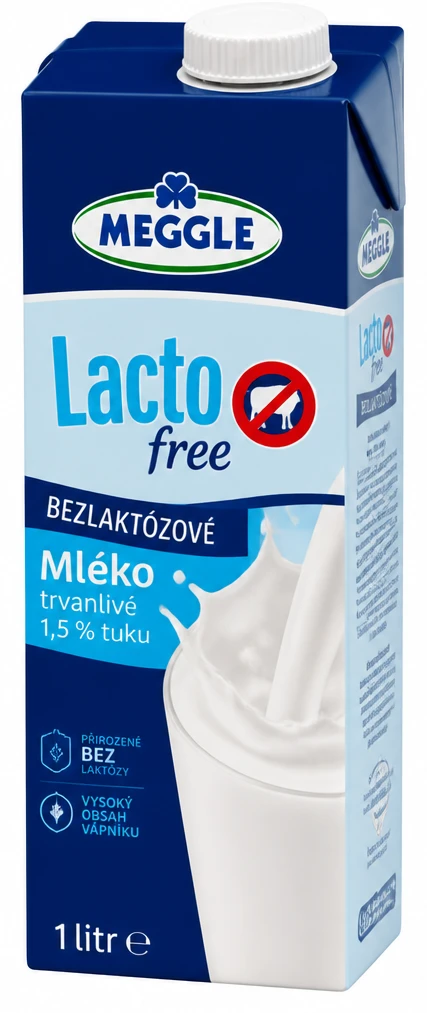 Meggle Bezlaktózové mléko trvanlivé 1,5%