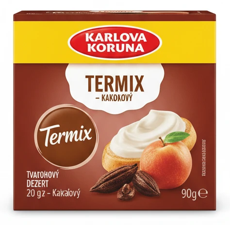 Tvarohový dezert Termix Karlova Koruna