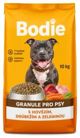 Granule pro psy Bodie s hovězím, drůbežím a zeleninou