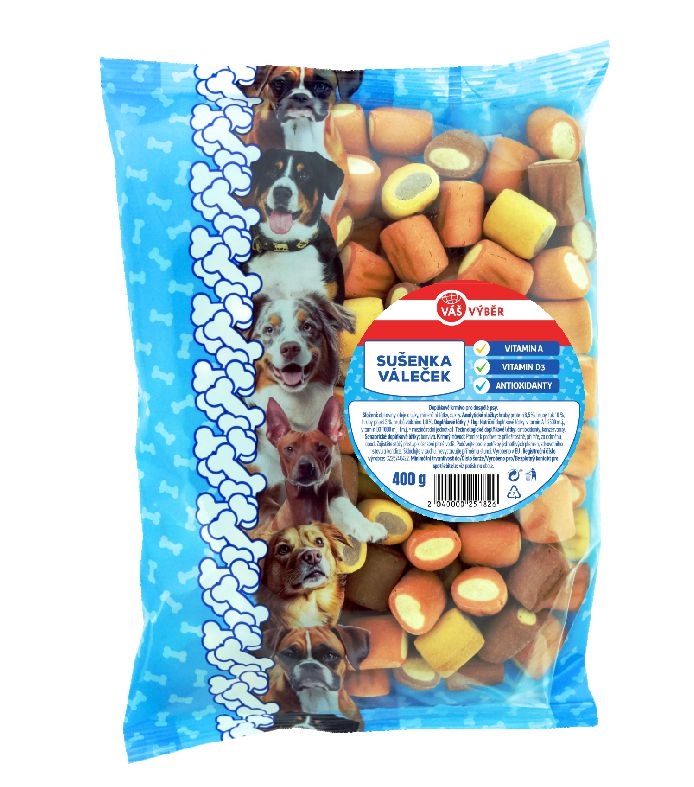 Váš Výběr Sušenka pro psy Váleček 400g