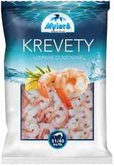 Mylord Premium Krevety loupané, glazované s ocáskem, vel. 31/40 ks/lb
