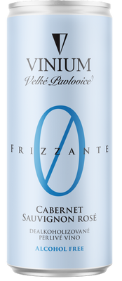 Vinium Frizzante Cabernet Sauvignon rosé Nealko 0.0% plech