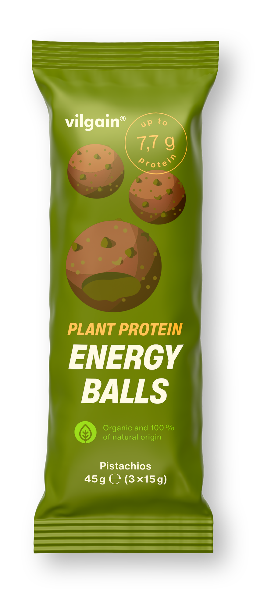 Vilgain BIO Plant Protein Energy Balls pistácie