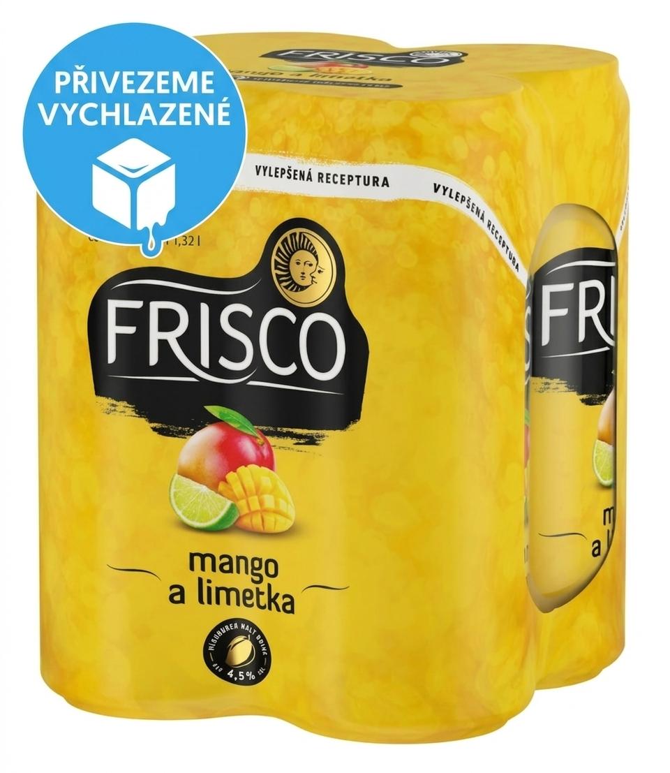 Frisco Mango a Limetka 4×0,33 l plech