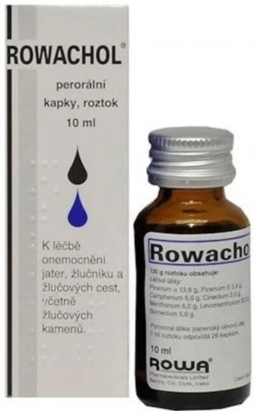 ROWACHOL Perorální kapky, roztok 10ML