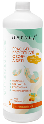 Natuty Prací gel pro citlivé osoby a děti
