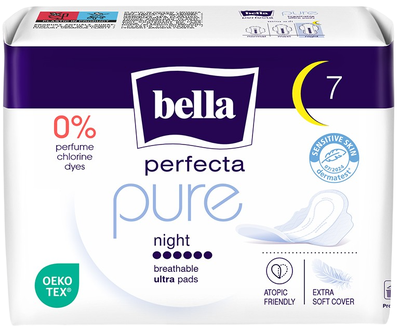 Bella Perfecta Pure Night Ultratenké noční menstruační vložky