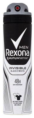Rexona Motionsense invisible black+white antiperspirant