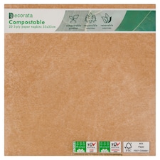 Decorata Ubrousky 3-vrstvé 33 x 33 cm 20 ks