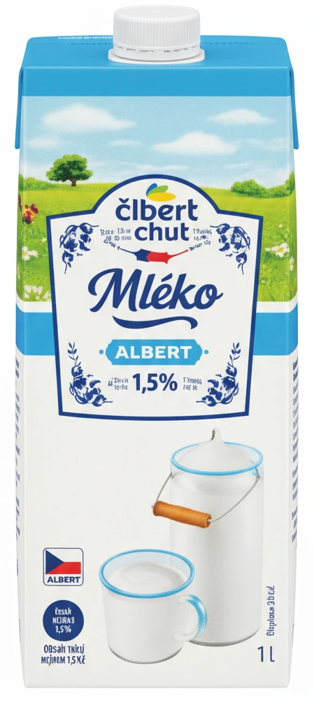 Česká chuť Trvanlivé mléko 1,5%