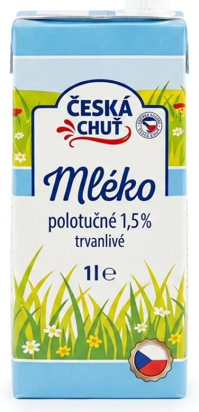 Česká chuť Trvanlivé mléko 1,5%