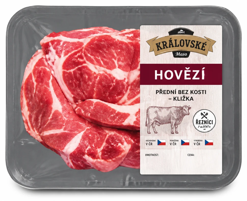 Hovězí přední bez kosti - kližka
