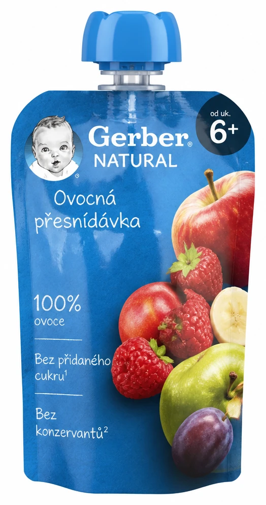 GERBER NATURAL Ovocná přesnídávka