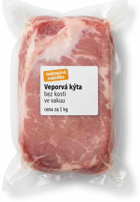 Vepřová kýta bez kosti ve vakuu