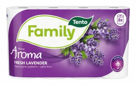 Toaletní papír Family Tento Lavender