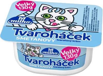 Milko Tvaroháček Tvarohový krém smetanový velký