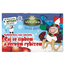 VeltaTea Svět dětí Čaj se šípkem a černým rybízem Vochomůrkovy zimní radovánky 20 x 2g (40g)