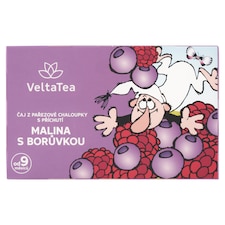 VeltaTea Čaj z Pařezové chaloupky s příchutí malina s borůvkou 20 x 2g (40g)